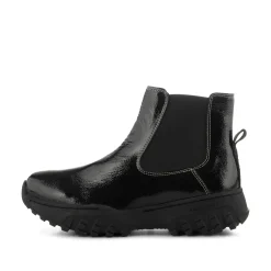 Women Woden Elena Patent - Black