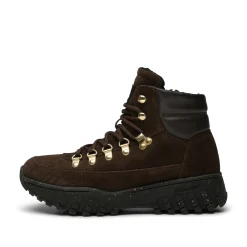Women Woden Iris Track Suede - Chocolate