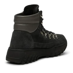 Women Woden Iris Track Suede - Dark Grey