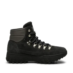 Women Woden Iris Track Suede - Dark Grey
