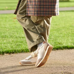 Woden Jansen Retro Sneaker Textile - Taupe
