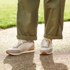 Woden Jansen Retro Sneaker Textile - Taupe