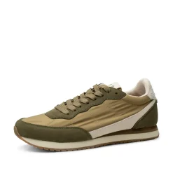 Woden Jansen Retro Sneaker Textile - Khaki