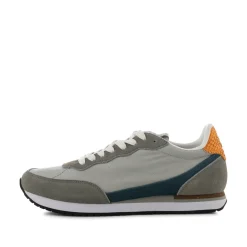 Woden Jansen Retro Sneaker Textile - Grey