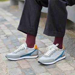 Woden Jansen Retro Sneaker Textile - Grey