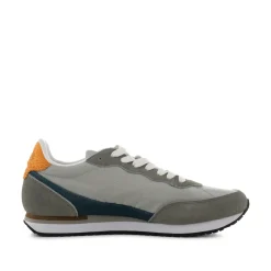 Woden Jansen Retro Sneaker Textile - Grey