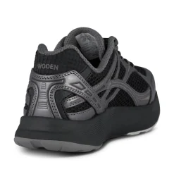 Women Woden JS_Freja Runner - Gunmetal/Black