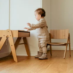 Kids Woden Kim Felt - Beige Melange