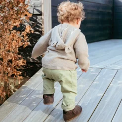 Kids Woden Kim Felt - Brown Melange