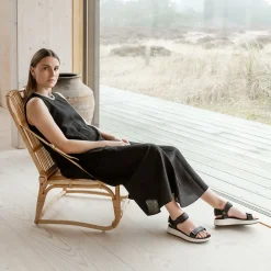 Women Woden Line - Black