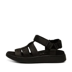 Women Woden Line Fisherman - Black