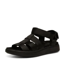 Women Woden Line Fisherman - Black