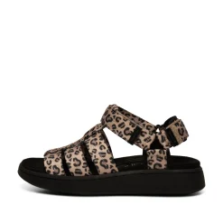 Women Woden Line Fisherman - Leopard