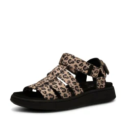 Women Woden Line Fisherman - Leopard