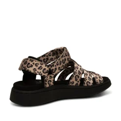 Women Woden Line Fisherman - Leopard