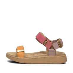 Women Woden Line Glitter - Orange Multi
