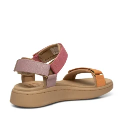 Women Woden Line Glitter - Orange Multi
