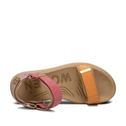 Women Woden Line Glitter - Orange Multi