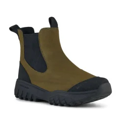 Women Woden Magda Rubber Track Boot - Dark Olive/Black