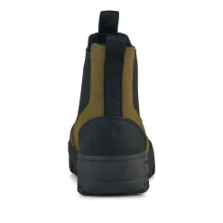 Women Woden Magda Rubber Track Boot - Dark Olive/Black