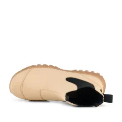 Women Woden Magda Rubber Track Boot - Beige