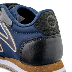 Kids Woden Manu Metallic - Navy