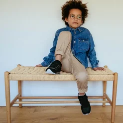 Kids Woden Nor Suede - Black