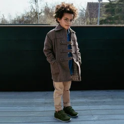 Kids Woden Nor Suede - Dark Olive
