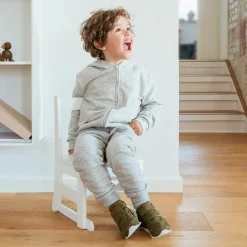 Kids Woden Nor Suede - Dark Olive