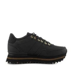 Women Woden Nora III Full Leather Plateau - Black