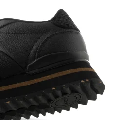 Women Woden Nora III Full Leather Plateau - Black