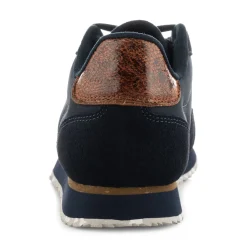 Women Woden Nora III Leather - Dark Navy