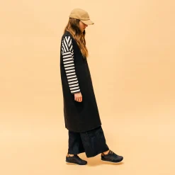 Women Woden Nora III Leather - Dark Navy