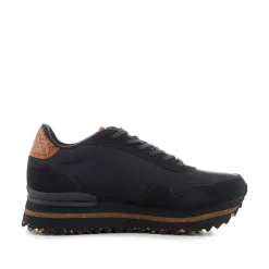 Women Woden Nora III Leather Plateau - Dark Navy