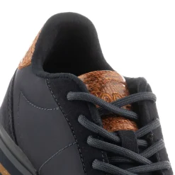 Women Woden Nora III Leather Plateau - Dark Navy