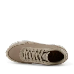 Women Woden Nora III Leather Plateau - Silver Mink