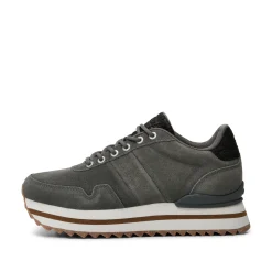 Women Woden Nora III Suede Plateau - Dark Grey