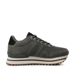 Women Woden Nora III Suede Plateau - Dark Grey