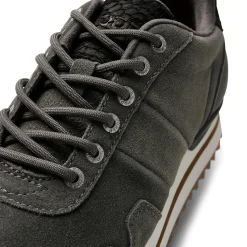 Women Woden Nora III Suede Plateau - Dark Grey
