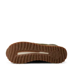 Women Woden Nora III Suede Plateau - Dark Olive