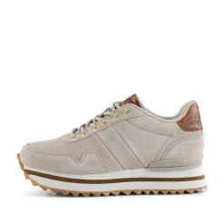 Women Woden Nora III Suede Plateau - Grey Feather