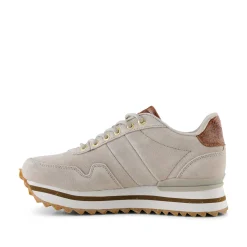 Women Woden Nora III Suede Plateau - Grey Feather
