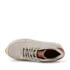 Women Woden Nora III Suede Plateau - Grey Feather