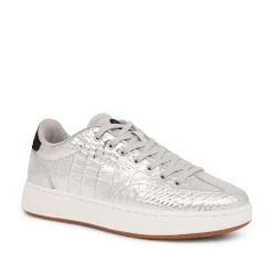 Women Woden Pernille Croco Shiny - Silver