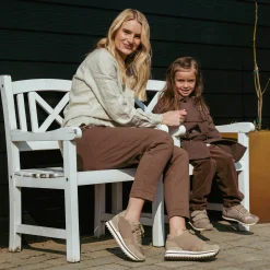 Kids Woden Sandra Pearl Nylon - Silver Mink