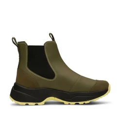 Women Woden Siri Waterproof - Dark Olive/Pale Lime
