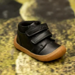 Kids Woden Tristan Leather - Black