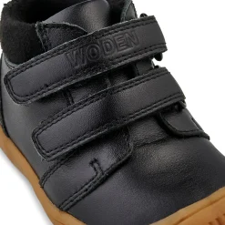 Kids Woden Tristan Leather - Black