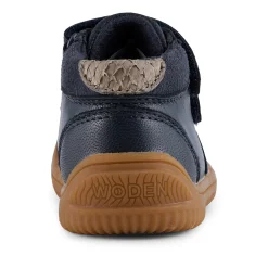 Kids Woden Tristan Leather - Navy