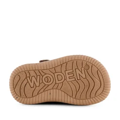 Kids Woden Tristan Sandal Print - Leopard